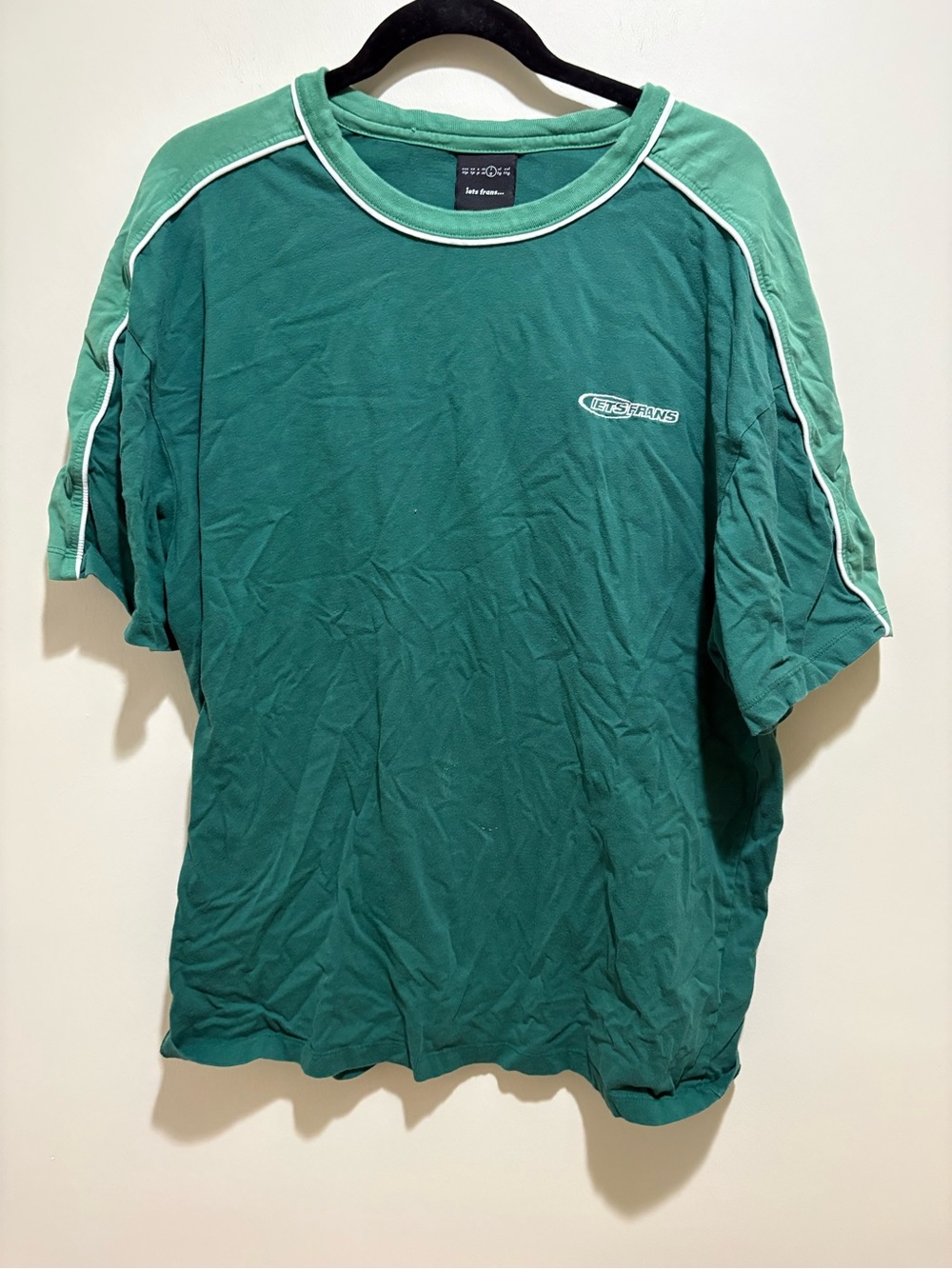 Men’s Green Short-Sleeve Crewneck T-Shirt